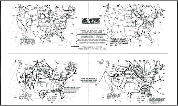 Reading Aviation Weather Charts