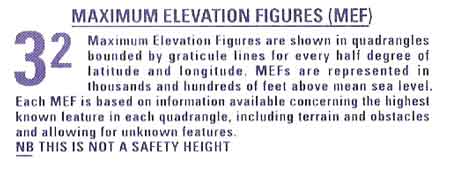 Maximum Elevation Figure Sectional Charts